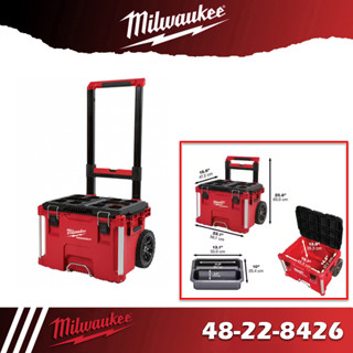 Milwaukee Packout 48-22-8426 กล่องใส่เครื่องมือ แบบล้อลาก พร้อมถาดด้านใน