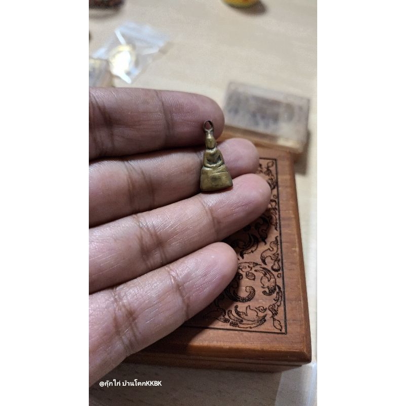 พระกริ่งเล็ก หลวงพ่อโสธร มีหู พ.ศ. 2512 สภาพใช