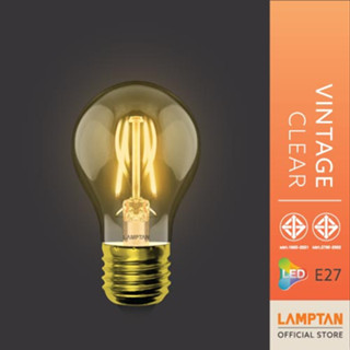 LAMPTAN หลอดไฟ LED Vintage Clear  6w ขั้ว E27