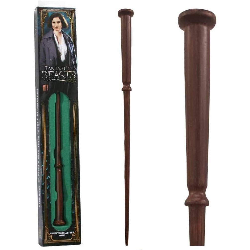 Noble Collection Fantastic Beasts Porpentina Goldstein Wand with Character Box