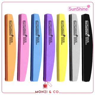 ขายแยกชิ้น/ยกแพค ตะไบเล็บ บัฟ ของแท้ มีใบรับรอง บัฟ Sunshine Nail File คม ทนทาน ใช้งานง่าย