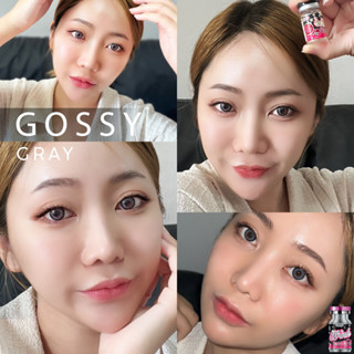 ร้านเลนส์สวยคอนแทคWink รุ่น Gossy /สีVlolet ม่วง/สีGray เทา และสายตาปกติแฟชั่น งานเข้าใหม่นำเข้าจากเกาหลี ขายดี