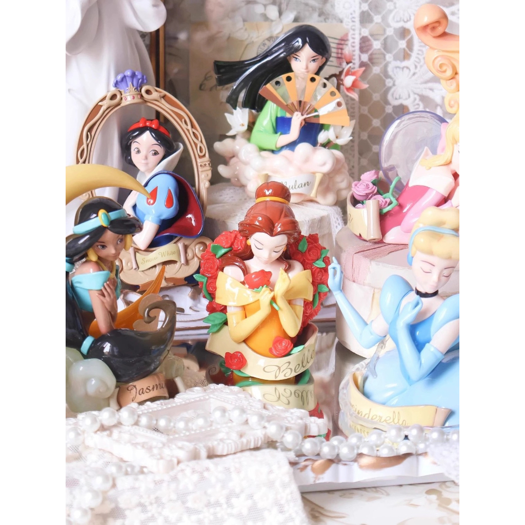 [แบบแยก] 52TOYS Disney Princess Art Gallery series ลิขสิทธิ์แท้ 👸🏻❤️ ของสะสม ดิสนี่ย์ Ariel Cinderella เจ้าหญิง