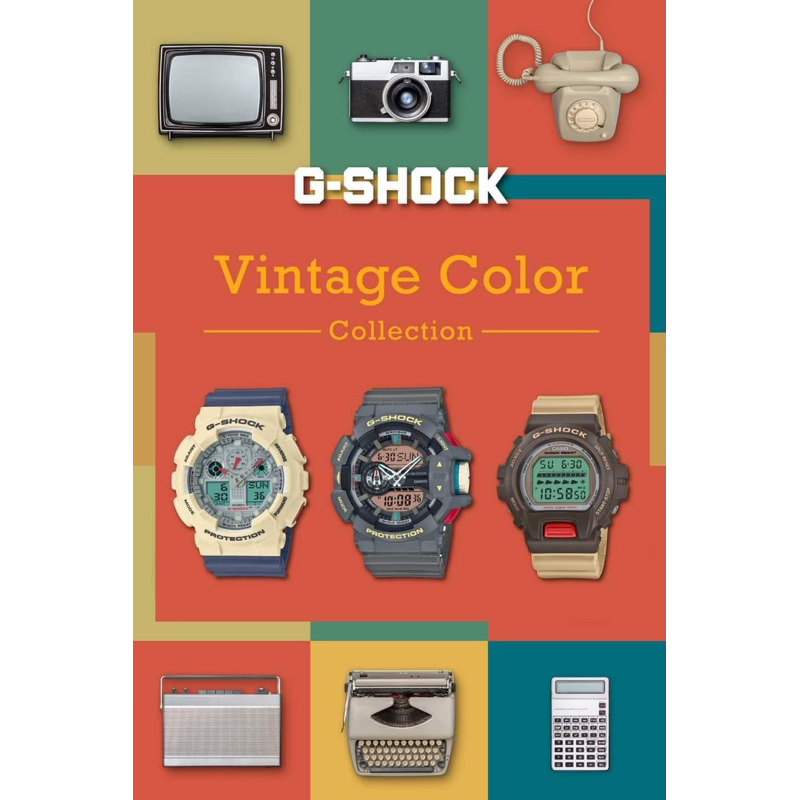 CASIO G-SHOCK นาฬิกาG-shock รุ่นใหม่ล่าสุด  DW-6600PC-5  GA-100PC-7A2 GA-400PC-8 สินค้าของใหม่ ของแท