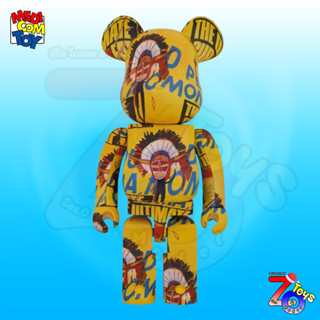 (ของแท้) Bearbrick Andy Warhol JEAN-MICHEL BASQUIAT #3 1000％ Be@rbrick by Medicom มือ 1