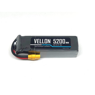 แบต Lipo VELLON 6s 22.2V 5200mAh 70c แรง ทน คุ้ม!