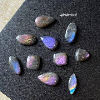 ลาบราโดไรท์สีม่วง Labradorite หินแท้