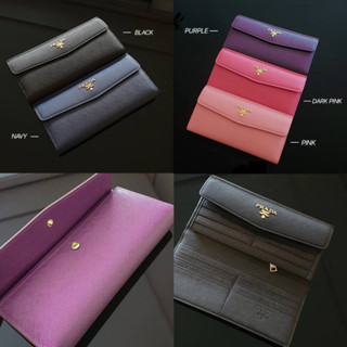 🔥ปด saffiano Tri-fold wallet🔥