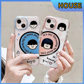 💲คูปองเคลม💲เคสไอโ case for iphone 11 12 คู่รัก เคส 14 13 12 11 pro max ซิลิโคนเหลวทนต่อการตกหล่นและทนทาน