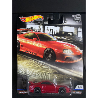 Hot Wheels Premium Toyota Supra Car HotWheels Premium Cruise Boulevard