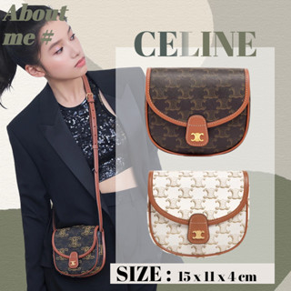 Celine BESACE Mini Saddle Bag กระเป๋าสะพายข้างสำหรับผู้หญิง