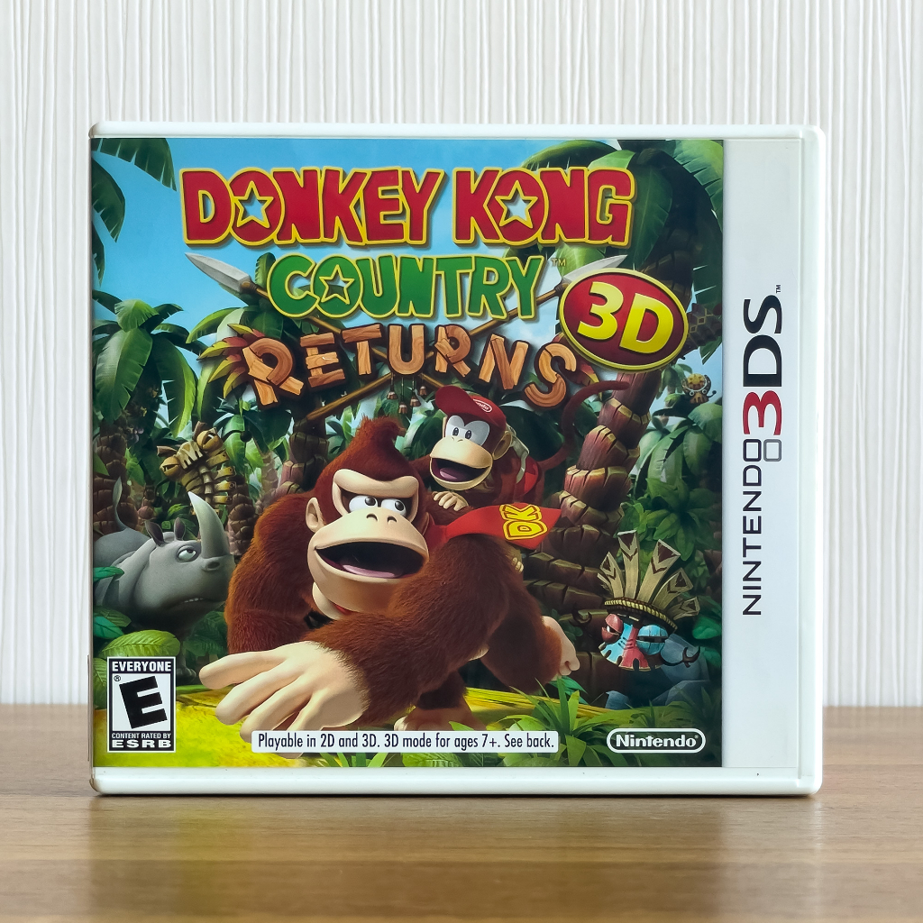 ตลับแท้ Nintendo 3DS : Donkey Kong Country Returns 3D มือสอง โซน US