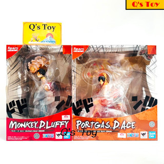 SET ลูฟี่ &amp; เอส [มือ 1] FZ ของแท้ - Monkey D. Luffy &amp; Portgas D. Ace Brothers Bond Ver. Figuarts Zero Onepiece วันพีช