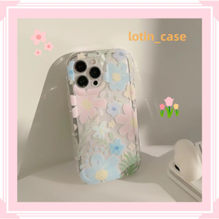 🎁ส่งของขวัญ🎁เคสไอโฟน สำหรับ 11 13 for iPhone Case 14 12 Pro Max เรียบง่าย น่าสนใจ ดอกไม้ กันกระแทก ปกป้อง เคสโทรศัพท์