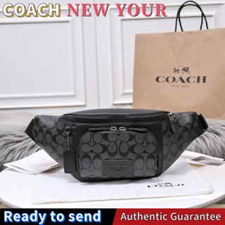 พร้อมส่ง🌟แท้ 💯%Coach Track กระเป๋าคาดเอว กระเป๋าคาดหน้าอกผู้ชาย C3765