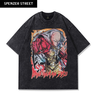 Spenzer.street | 🖤  Wanpan man โอเวอร์ไซส์ เสื้อผ้าสตรีท เกาหลี y2k แฟชั่น ทราวิส 2pac ฮิต 2023 มาใหม่