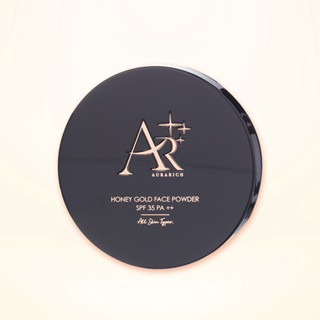 Aura Rich HONEY GOLD FACE POWDER แป้งพัฟน้ำผึ้งทองคำ ผสมคลอลาเจน (1 ตลับ)