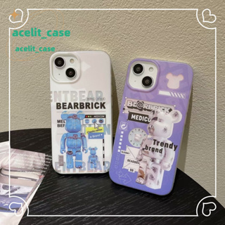 ❤️ส่งของขวัญ❤️ เคสไอโฟน 11 12 13 14 Pro Max ความคิดสร้างสรรค์ หมีน้อย กราฟฟิตี ความนิยม Case for iPhone สไตล์วรรณศิลป์