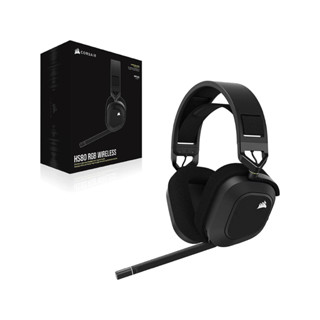 CORSAIR GAMING HEADSET HS80 RGB WIRELESS BLACK : CA-9011235-AP