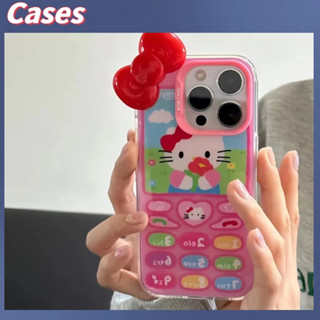 คูปองเคลม🎀เคสไอโ case for iphone 11 12 การ์ตูนตลกHelloKitty เคส 14 13 12 11 pro max เคสโทรศัพท์มือถือที่สร้างสรรค์