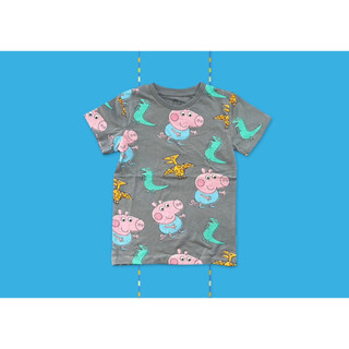 ✅ [6-8Y] George pig T Shirt เสื้อแขนสั้นจอร์จ พิก