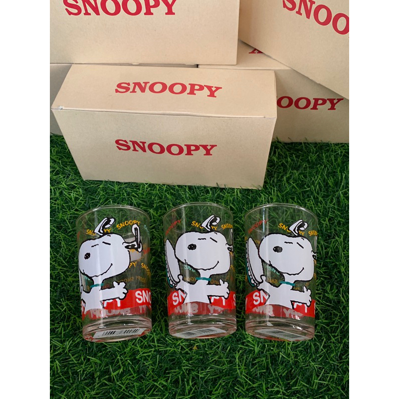 แก้วน้ำลายsnooppy ของแท้ พร้อมกล่อง