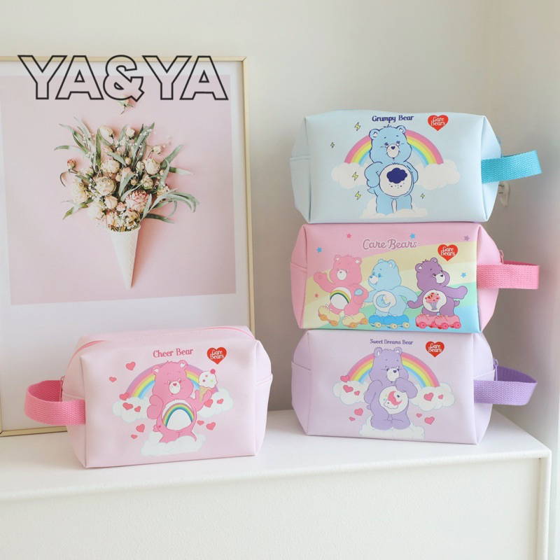 YA&YAกระเป๋าใส่เครื่องสำอางค์ลายแคร์แบร์🎉ไซส์ใหญ่🎉🌈ครบลาย🌈