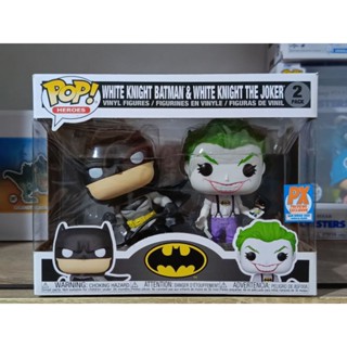 Funko Pop : DC - White Knight Batman &amp; White Knight The Joker [ กล่องสินค้า - 7/10 ]