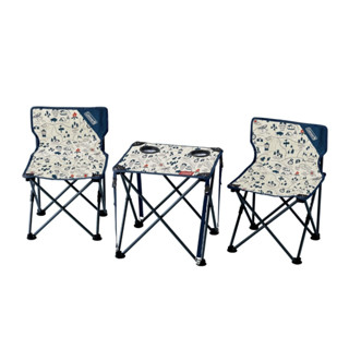 Coleman JP Compact Chair Table Set Camp Map ชุดโต๊ะเก้าอี้ โคลแมน พกพาสะดวก พร้อมถุงเก็บ by Jeep Camping