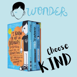 Wonder ชีวิตมหัศจรรย์ของออกัสต์ วรรณกรรมเยาวชน ที่ขึ้นชื่อว่าดีที่สุด เซต 3 เล่ม