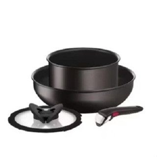 ชุดเครื่องครัวกระทะถอดด้าม 4 ชิ้น TEFAL  Ingenio Unlimited รุ่น L7639193 สีดำ