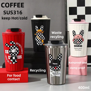 แก้วเก็บความเย็น coffeแท้% ขนาด 400 ml ลายการ์ตูนลิขสิทธิ์ Sanrio JQ-116