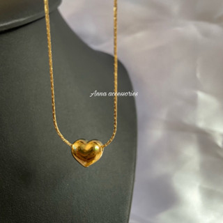 lovely necklace stainless steel |สร้อยคองานสแตนเลส ไม่ลอกไม่ดำ โดนน้ำโดนเหงื่อได้