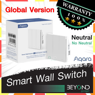 ส่งด่วน❗️ AQARA Smart Wall Switch H1 EU สวิตซ์ไฟอัจฉริยะ สวิตซ์ไฟ รีโมทไฟ ไร้สาย Wireless รองรับ Apple HomeKit