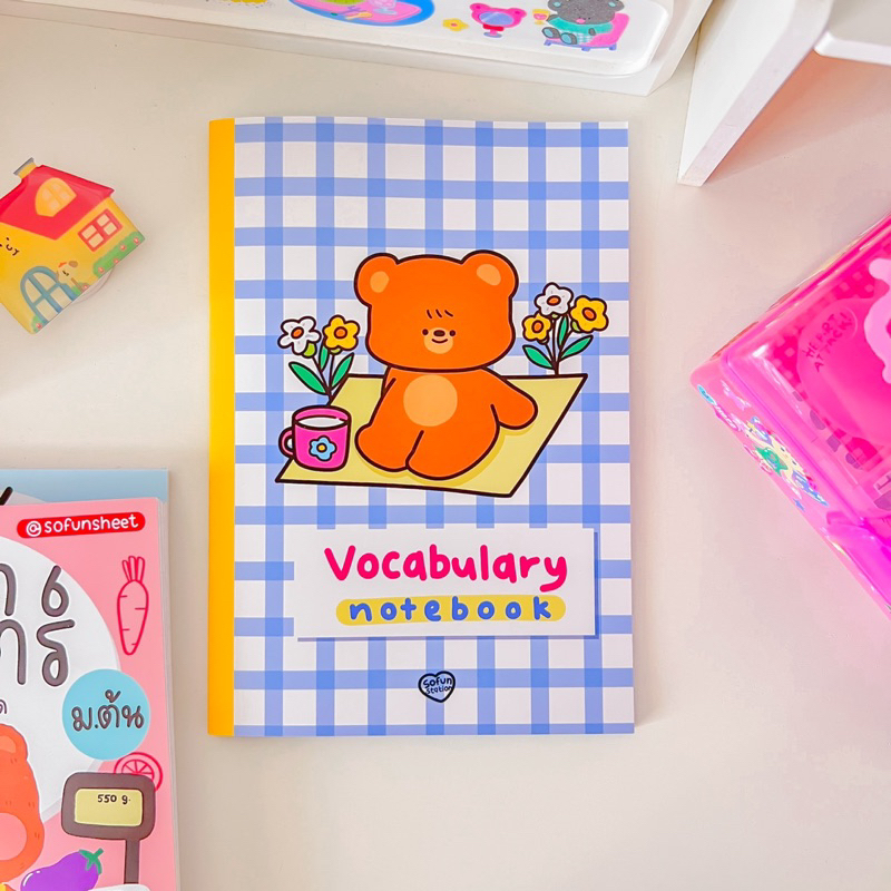สมุดจดคำศัพท์ Vocabulary Notebook จดได้1030คำ