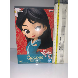 Qposket Disney Characters - Mulan Royal Style (A) แท้ มือ 1 มุมกล่องบุบเล็กน้อย