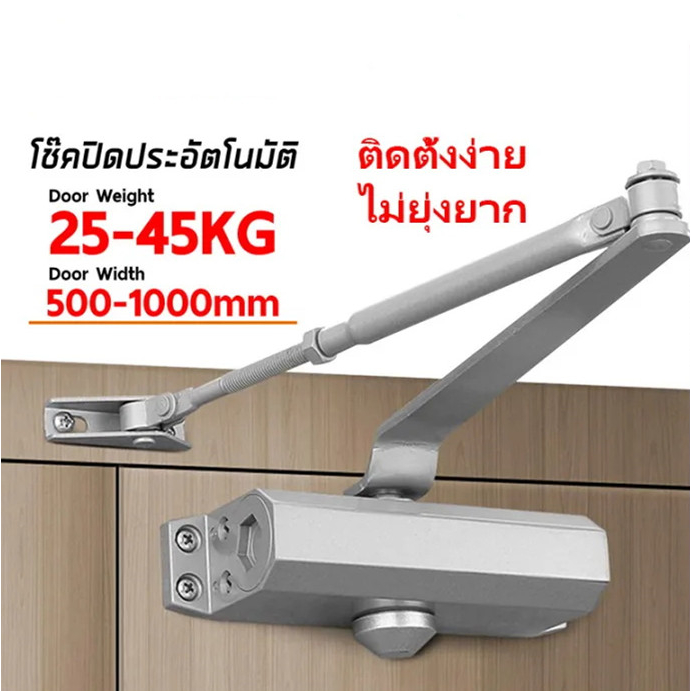 อุปกรณ์ปิดประตูอัตโนมัติ, ระบบดูดซับแรงกระแทกประตูบ้าน