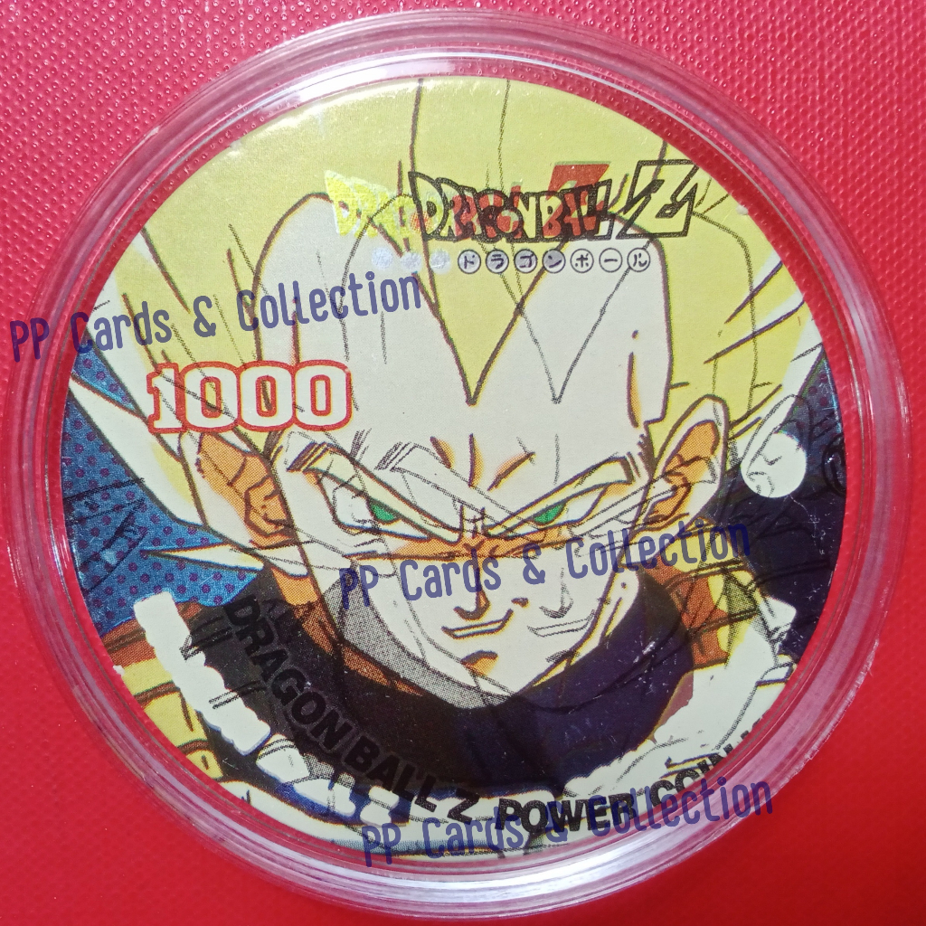 เหรียญ คัมคัม ดราก้อนบอลZ ฟรอย เบจิต้า Error Kum Kum Coin Dragon Ball Z Foil Vegita Error