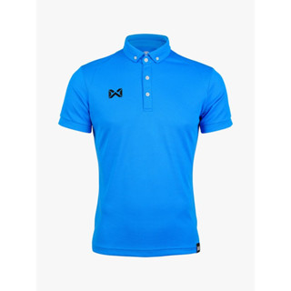 WARRIX เสื้อโปโลเบสิค แขนสั้น WA-3315N สีฟ้า