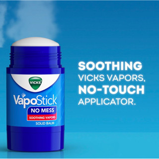 🔥พรีออเดอร์🔥Vicks Vapo Stick แบบแท่งครีมช่วยให้จมูกโล่ง บรรเทาอาการคัดจมูกของแท้100%จากอเมริกา