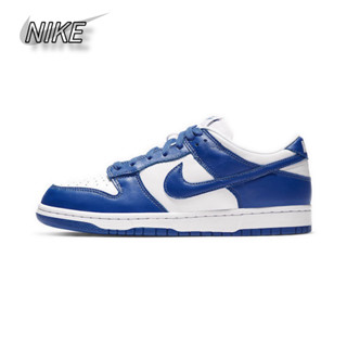 Nike Dunk Low "Kentucky" Classic Low Top Sky Blue รองเท้าผ้าใบสีขาวของแท้ 100%