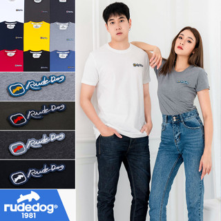 rudedog เสื้อยืดผู้ชาย เสื้อยืดผู้หญิง รุ่น Writing ของแท้ 100% รู้ดด็อก