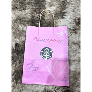 ถุงกระดาษ STARBUCKS X BLACKPINK🖤🩷