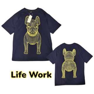 เสื้อยืดเกาหลี Life Work ผ้านิ่มๆ งานจริงสวยตรงปก