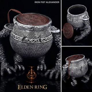 Elden Ring เอลเดนริง ผจญภัยในดินแดนต้องสาป Iron Fist Alexander Living กำปั้นเหล็กอเล็กซานเดอร์ กระปุกลิฟวิ่ง Warrior Jar
