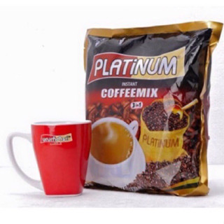 Platinum Coffee Mix (แถมฟรี! ชาพม่า) กาแฟแพลตินัมเข้มถึงใจ กาแฟตัวดังจากเมียนมาร์