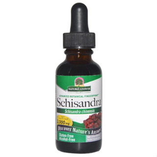 ชิแซนดร้า Natures Answer, Schisandra Extract, Alcohol-Free, 2,000 mg, 1 fl oz (30 ml)