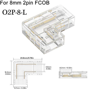 คลิปเชื่อมต่อไฟ LED Strip COB DC12V/24V LED Strip Light Connector Clip COB DC12V/24V 8mm