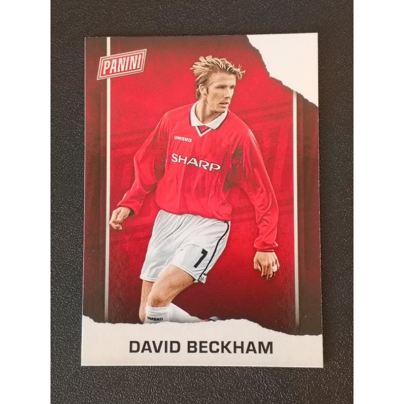 PANINI DAVID BECKHAM SOCCER CARD