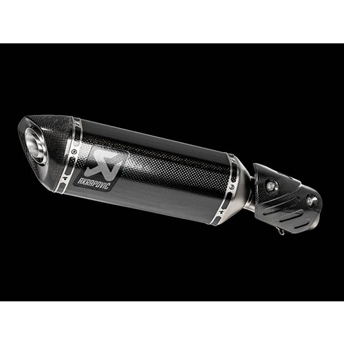 ท่อ AKRAPOVIC - SLIP ON CARBON NEW SHAPE SERVO + HEAT GUARD LOGO ALUMINIUM Kawasaki ZX6R 2019-2022